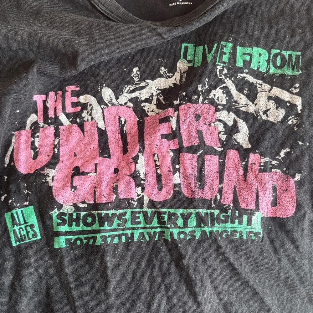 Hollister Graphic Baby Tees Black